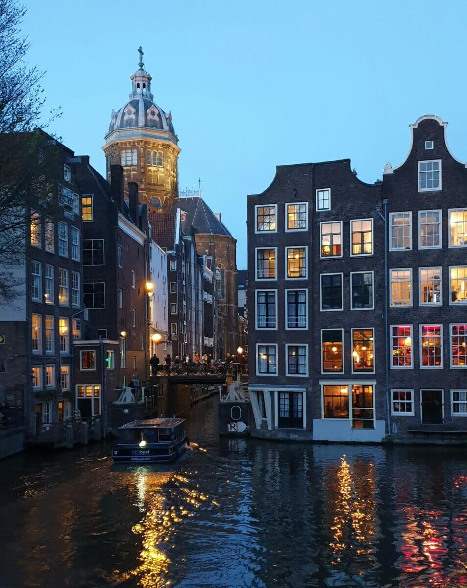 Grachtenfahrt in Amsterdam